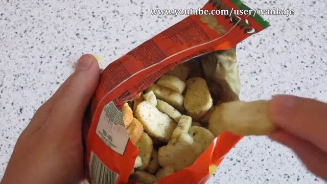 Сухарики Клинское Белые вкус Сметана с Зеленью Обзор смотреть онлайн