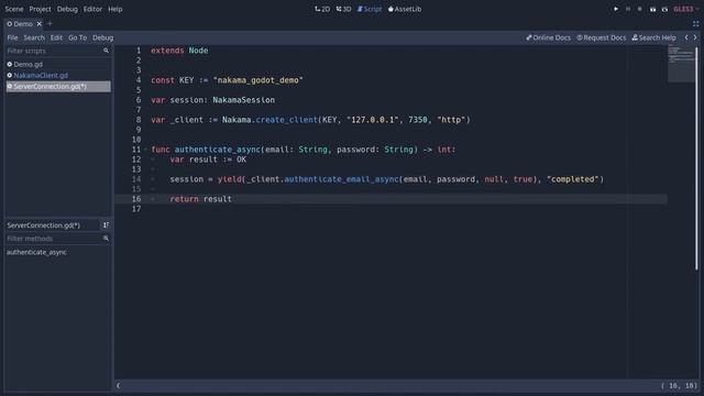 Getting Started with Nakama in Godot: Authentication (3) смотреть онлайн