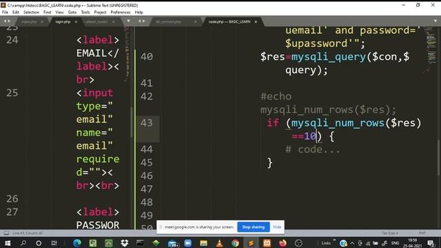 LOGIN IN PHP смотреть онлайн