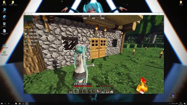 Minecraft v1.10.2 - CustomSteve mod 1.10.2 140beta - Hatsune Miku V4X смотреть онлайн
