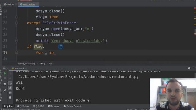 Python Öğreniyoruz - Temel seviye - Restorant Projesi 3 - Part 97 смотреть онлайн