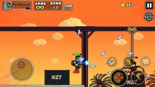 Metal Mercenary - 2D Platform Action Shooter gameplay смотреть онлайн