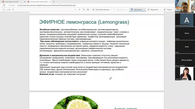 Эфирное масло лемонграсс. Аромапрактикум день 6 смотреть онлайн