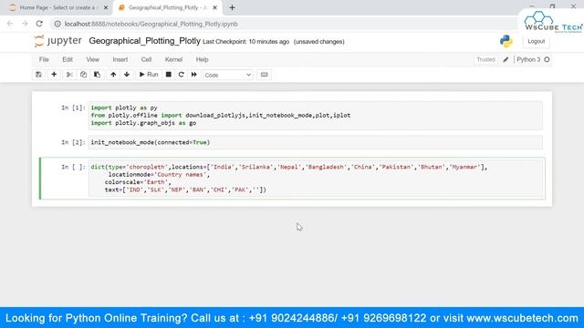Plotting Geographical MAPS using Python - Plotly [English] смотреть онлайн