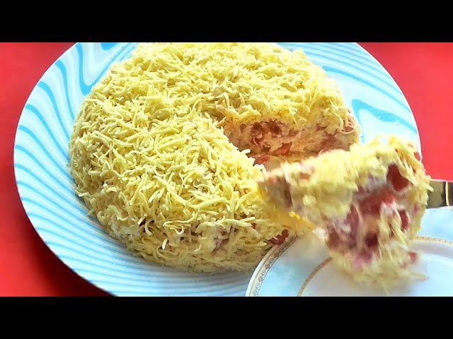 Салат с крабовыми палочками 