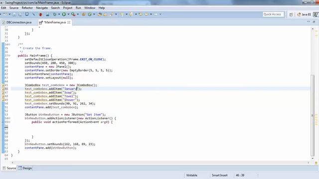 Java Swing JCombobox Tutorial getSelectedItem, getSelectedIndex ,setEditable - Intact Abode смотреть онлайн