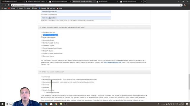 Пошаговое заполнение заявки/Грин карт лотерея DV-2021 смотреть онлайн
