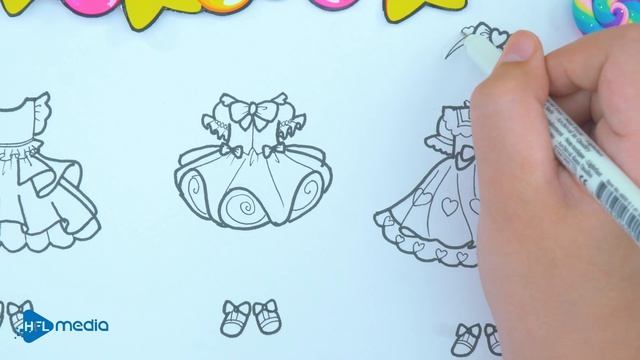 Paper Dolls Dress Up - Sadako And Rapunzel Short & Tall Dress - Barbies Story & Crafts