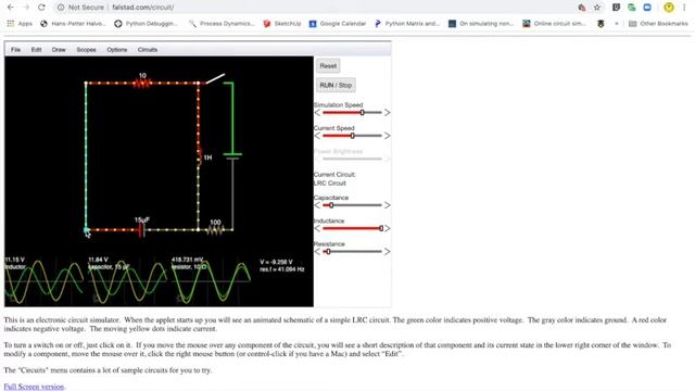 Membuka CircuitJS1 dari Chrome смотреть онлайн