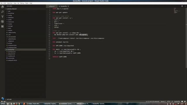 Laravel + Docker :) смотреть онлайн