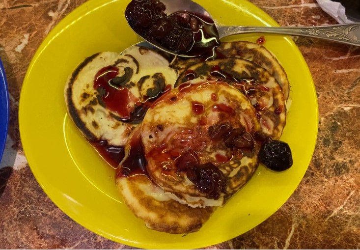 Оладушки на простокваше, пошаговый рецепт