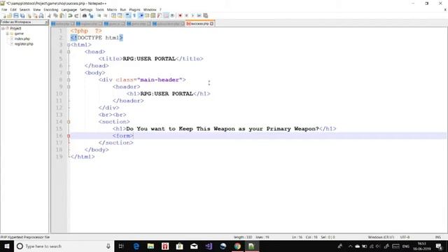 Creating an Online Game: PHP #5 смотреть онлайн