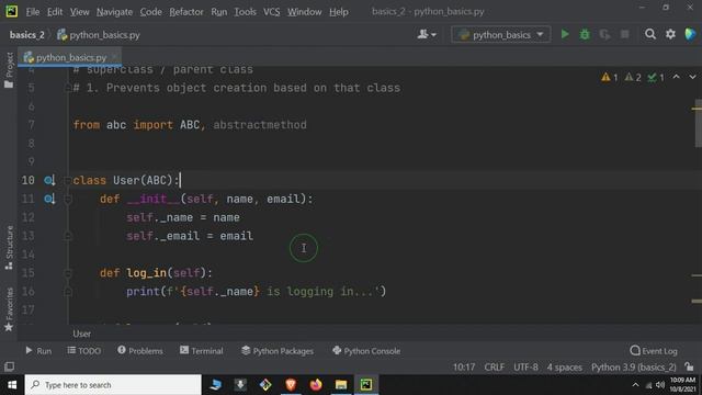 Python Tagalog Tutorial #84 - Abstract classes and abstract methods смотреть онлайн