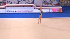 Первенство Москвы 2023 по художественной гимнастике. Садовникова Анастасия. Обруч