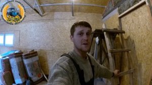 Каркасный дом из металла своими руками (часть 11). Внутренняя обшивка дома.