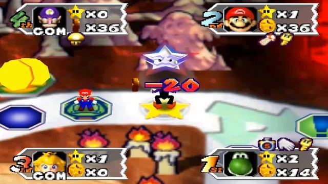 Mario Party 3 - Creepy Cavern - Complete 25(?) turn Board Game смотреть онлайн