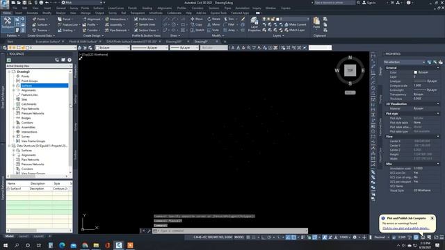 Create Surface From AutoCAD Points смотреть онлайн