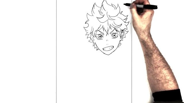 How To Draw Hinata Shoyo | Step By Step | Haikyuu! смотреть онлайн