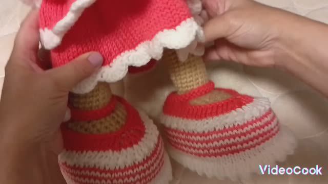 Связать башмачки для игрушки кошечка в стиле тильда смотреть онлайн