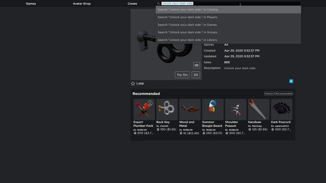 Light Crown & Dark Back Key | Roblox смотреть онлайн