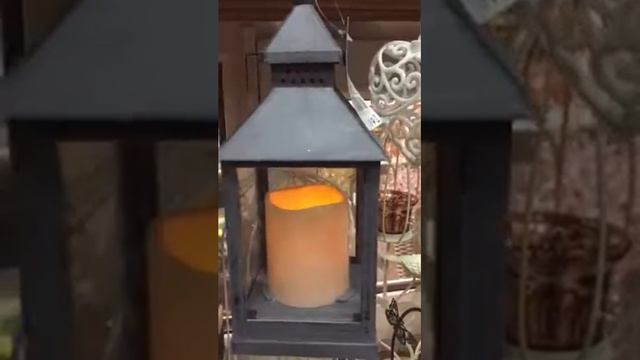 Фонарь декоративный со свечой смотреть онлайн
