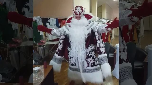 Костюм Деда Мороза ВИП для лучшего Деда Мороза Калужской области