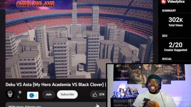 Deku VS Asta (My Hero Academia VS Black Clover) | DEATH BATTLE! Reaction Video смотреть онлайн