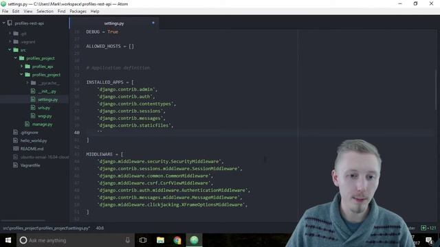 14 Enable our app in the Django settings file смотреть онлайн