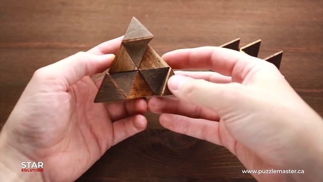 Star a wood puzzle from Puzzle Master - Solution смотреть онлайн