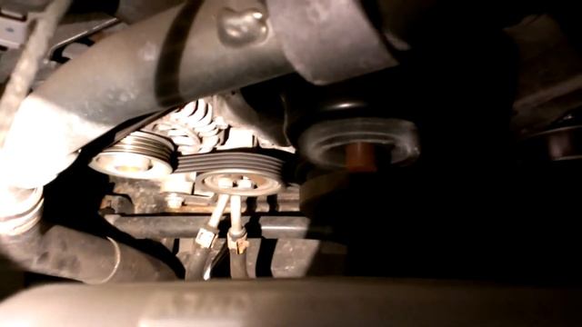 Работа двигателя 2.7V6 на холостом ходу.