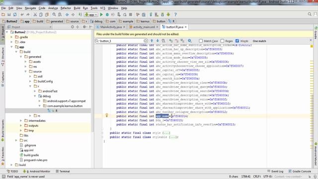 Android Tutorial for Beginners #27 R.Java File смотреть онлайн