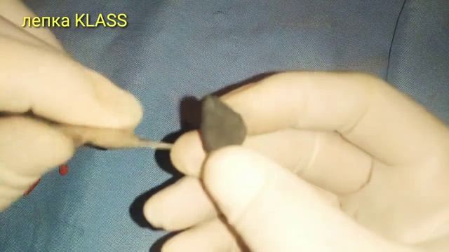 Аист из пластилина