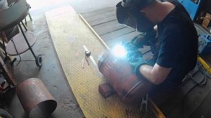 Супер гриль+смокер+мангал из газовых баллонов. Своими руками. Часть 1 /GRILL+SMOKER HAND MADE