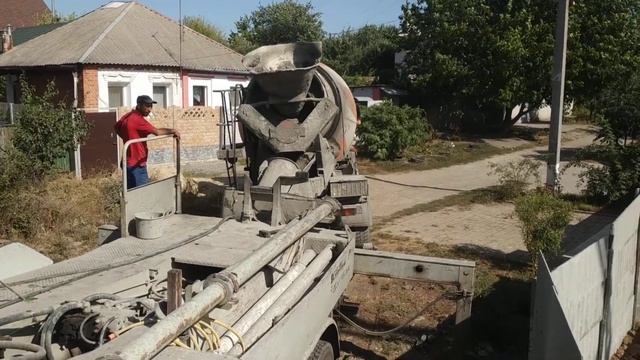 Прием бетона для ленточного фундамента смотреть онлайн