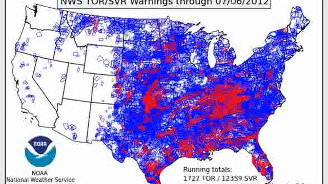 2012 National Weather Service Storm-Based Warnings смотреть онлайн