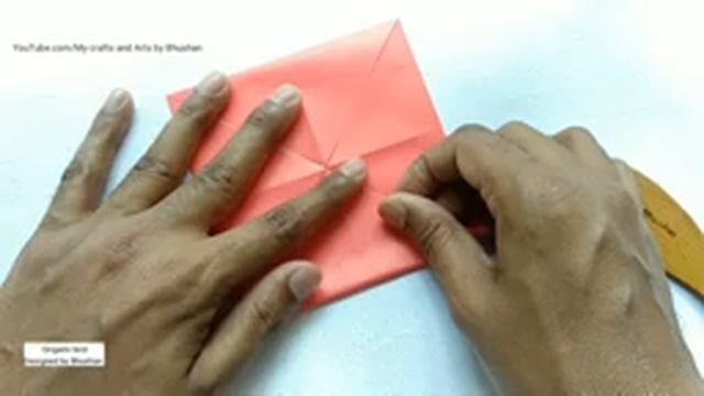 ( Tutorial) How to make an Origami sitting Bird смотреть онлайн