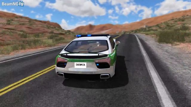 POLICE CHASES #7 - BeamNG.Drive смотреть онлайн