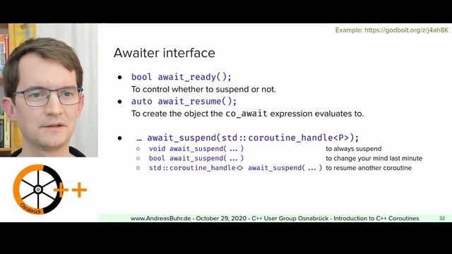 Andreas Buhr: C++ Coroutines смотреть онлайн