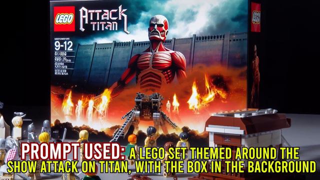 ATTACK on TITAN Lego Sets | Lego Creations from DALL·E3 смотреть онлайн