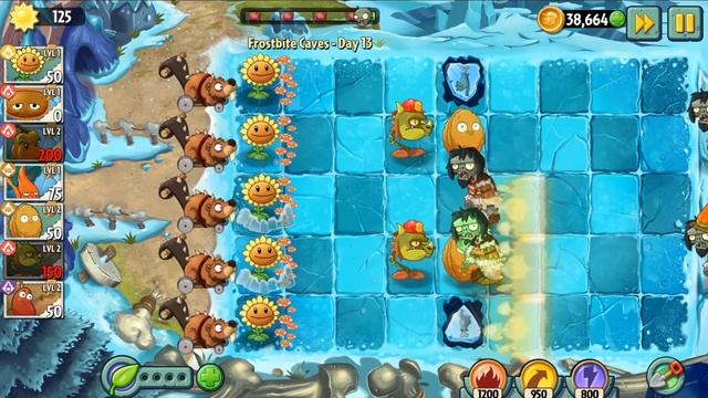 РАСТЕНИЯ против ЗОМБИ #11 Обмороженные Пещеры. Кид в Plants vs Zombies на крутилкины смотреть онлайн