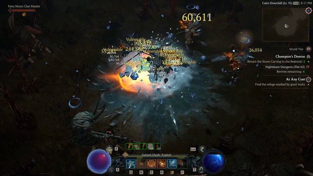 Diablo 4 - Maxroll Ice Shard Sorc- 62 NM Dungeon Champion's Demise Gameplay смотреть онлайн
