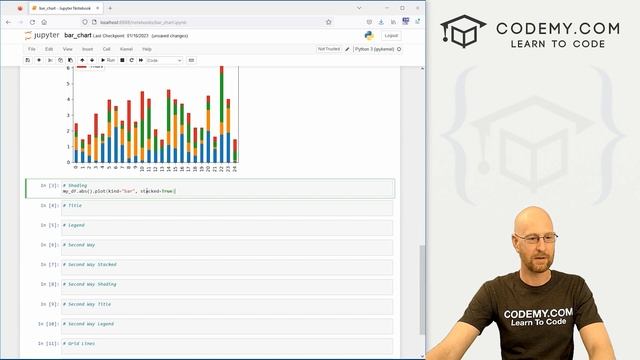 Bar Charts With Matplotlib - Pandas For Machine Learning 20 смотреть онлайн