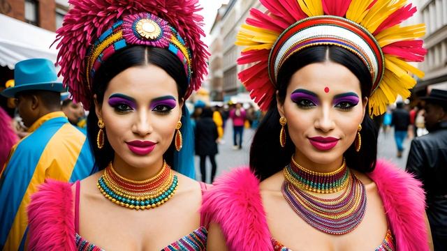 Lively Street Festival An Artistic Portrait in Accessories смотреть онлайн
