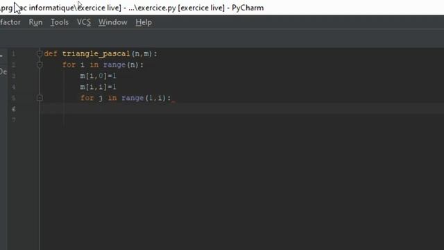 Triangle de Pascal [Python] | BAC Sc.Info смотреть онлайн