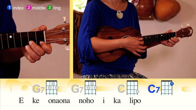 Keiko's Ukulele Lesson : Singing Hawaiian "Aloha Oe" смотреть онлайн