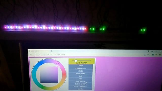 ESP8266 LED strip controller ws2812b смотреть онлайн