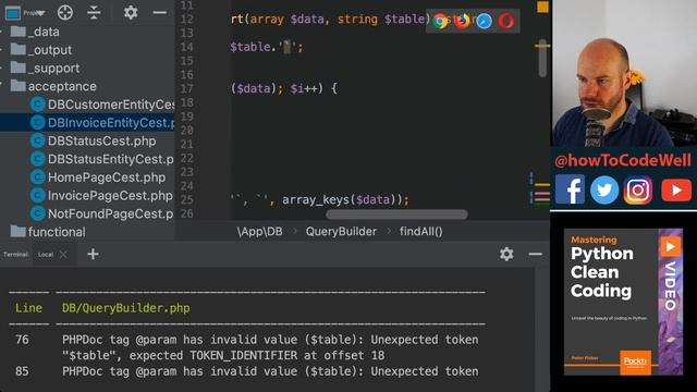 Live PHP Coding Stream #37 Creating OOP course for FreeCodeCamp - Fixing PHPStan issues смотреть онлайн