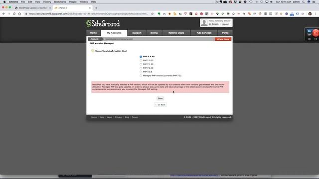 How to Update PHP in Your SiteGround Hosting Account смотреть онлайн