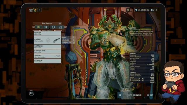 Wisp Prime and the iPad Pro | Warframe Gameplay смотреть онлайн