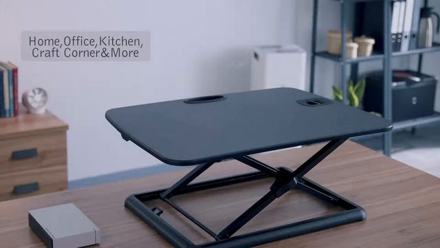 MT201 Ultra-Slim Sit-Stand Workstation Introducing Video смотреть онлайн